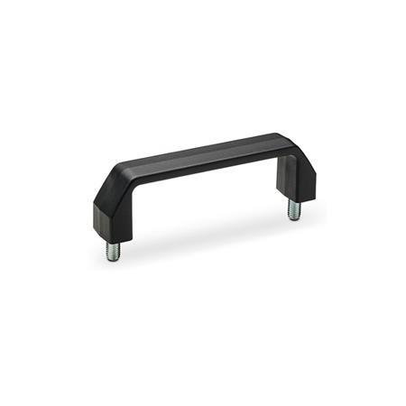 Otto Ganter Cabinet U Handle Plastic, GN 528.4